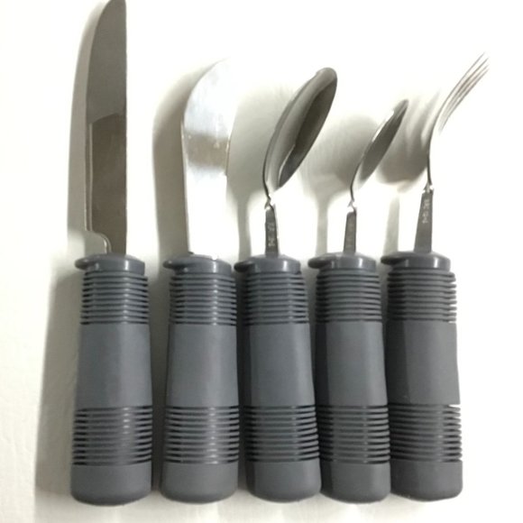 Handicap Eating Utensils, - Picture 1 of 2